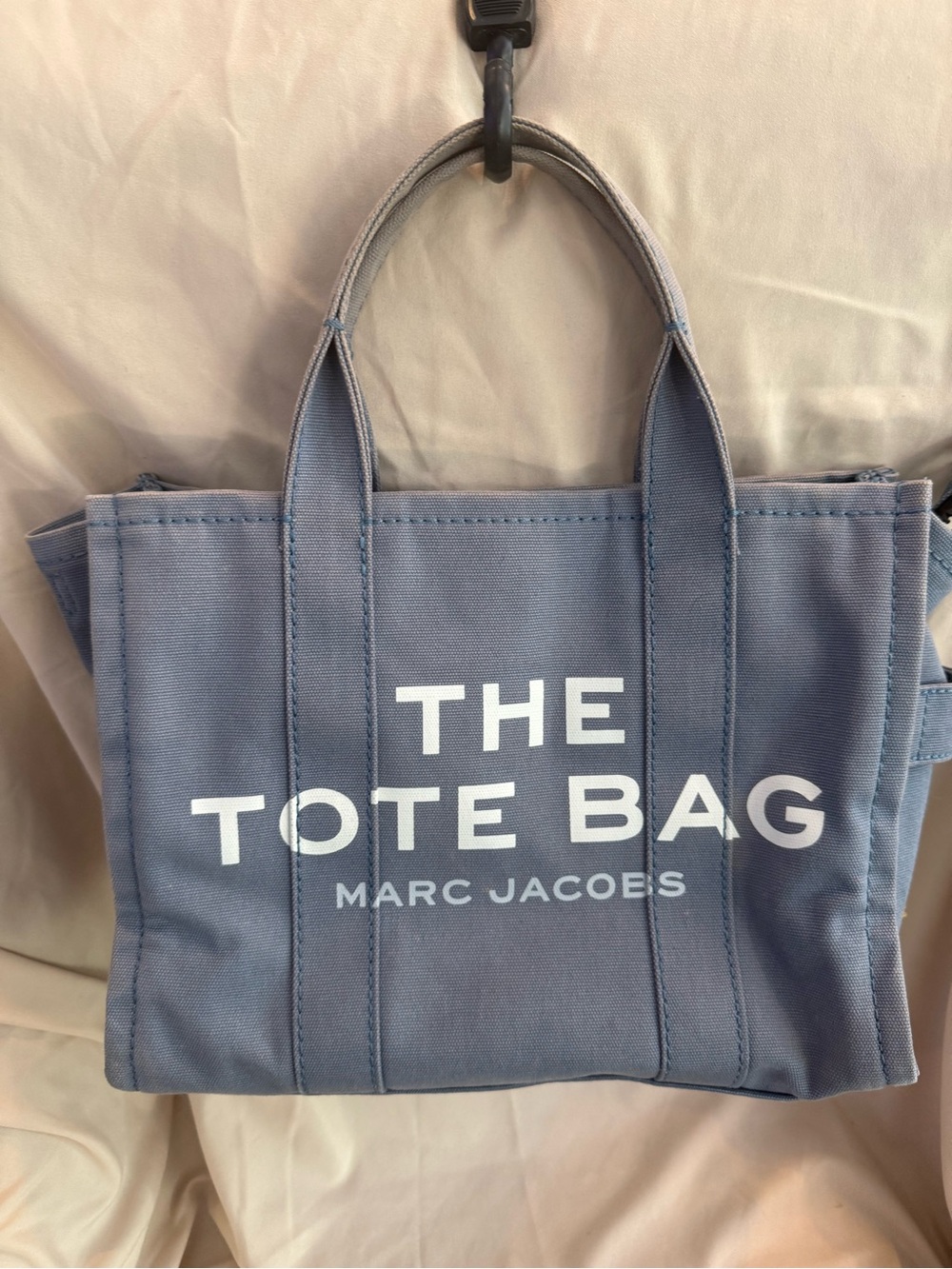 Marc Jacobs Canvas Tote in Dusty Blue